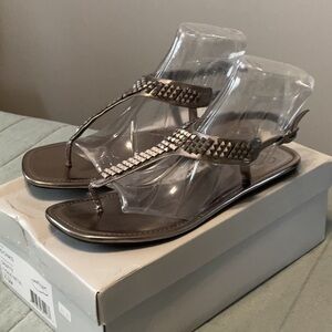 Studded Black Sandals